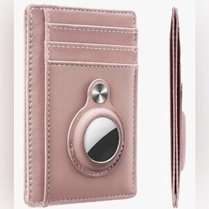 One Sleek Unisex RFID Card Holder with Tracker Slot